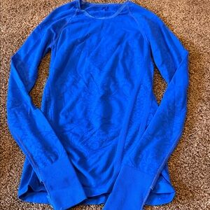 Vibrant Blue Long Sleeve Top